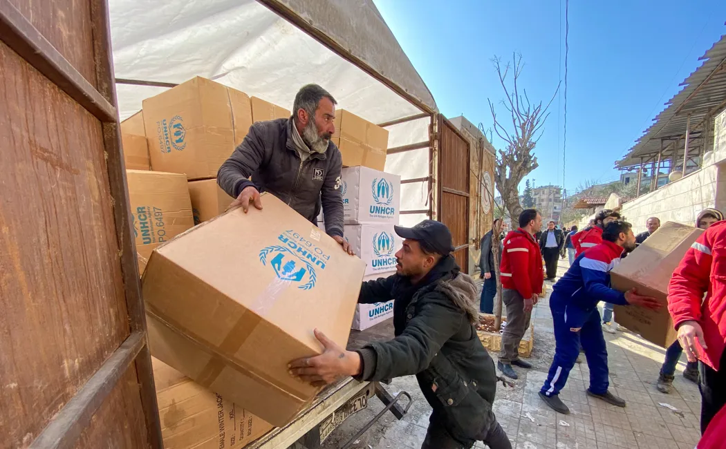 Syria_UNHCR Provides Assistance To Earthquake Affected Families In Aleppo