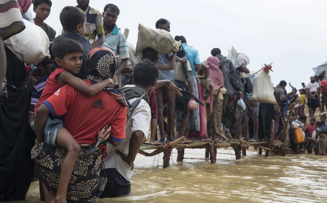 Bangladesh_Fleeing-Violence-In-Myanmar-Rohingya-Families-Arrive-At-Kutupalong-Min