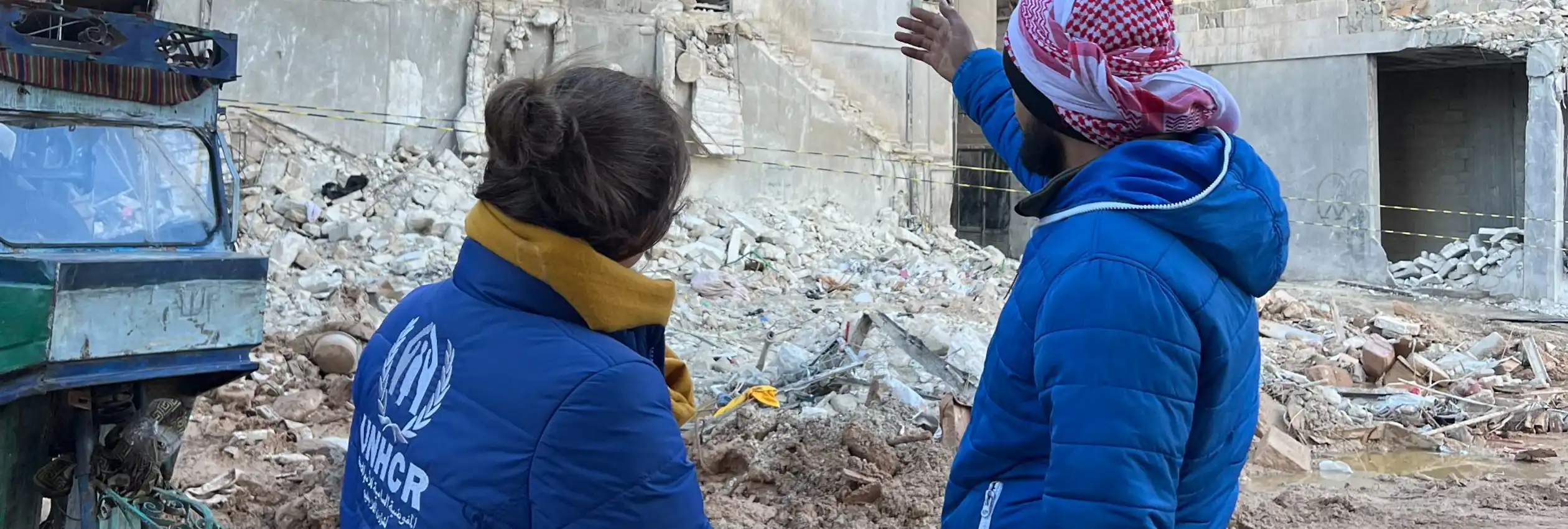 Syria_UNHCR distributes relief items to people affected by the earthquake (2)