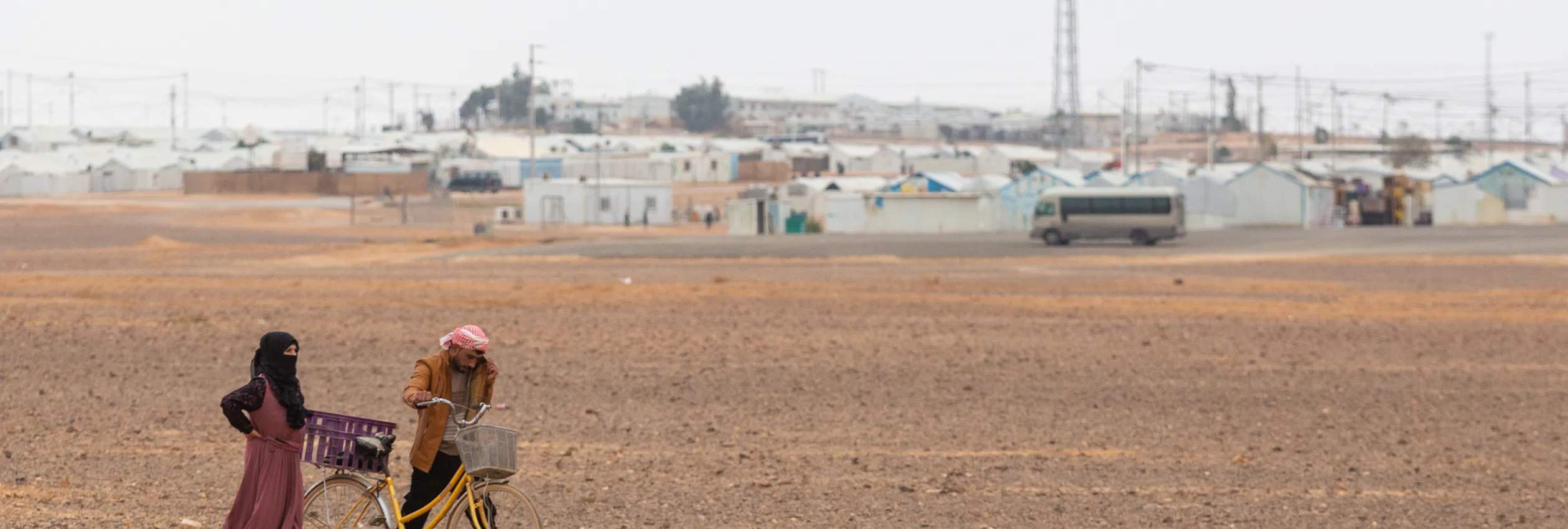 Azraq Camp For Syrian Refugees in Jordan