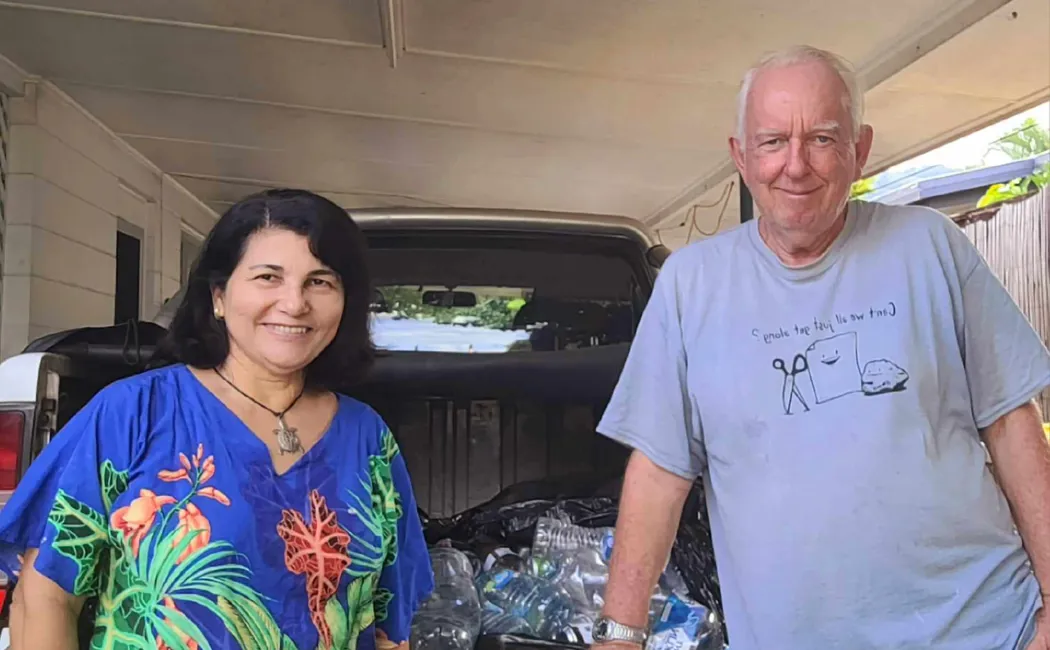 Australia_Delma Albuquerque and Adrew Smart are recycling rubbish to support refugees