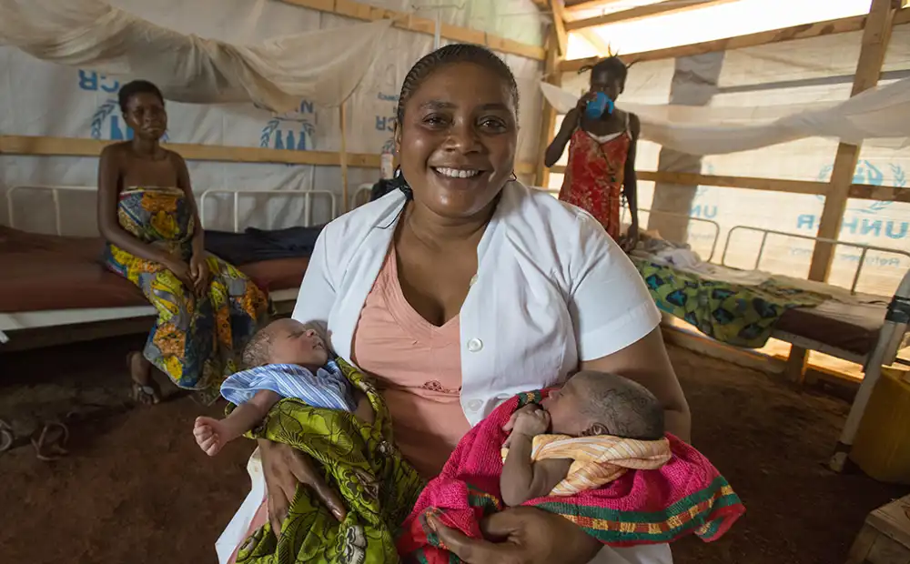 A pop-up health centre