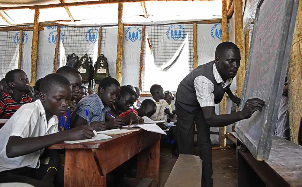 A teacher’s salary for one month