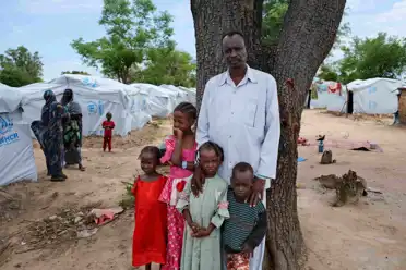 Central African Republic Sudanese Refugees Find Shelter At Unhcr Site