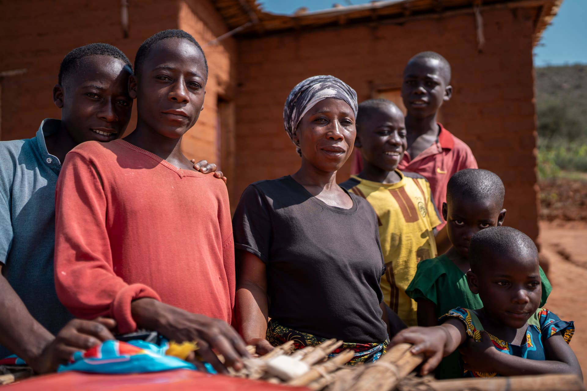 Uganda_Obed-With-His-Mother-And-Siblings-In-Nakivale