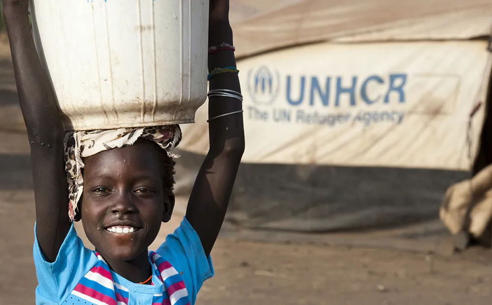 Safe water containers for thirty refugees