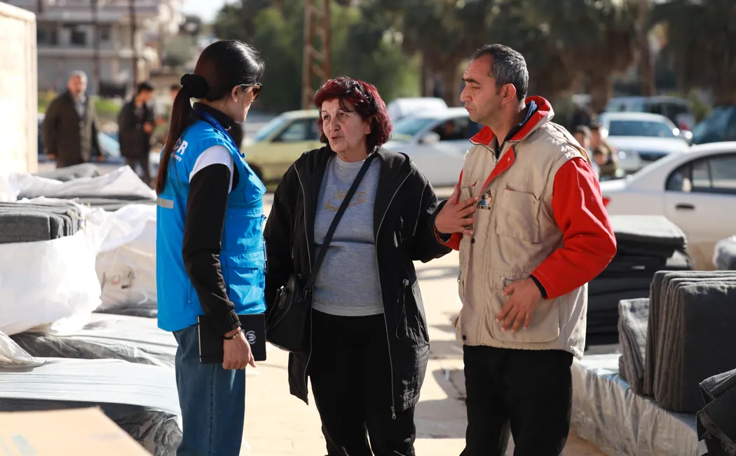 Syria_UNHCR Provides Assistance For Earthquake Affected In Hama Governorate