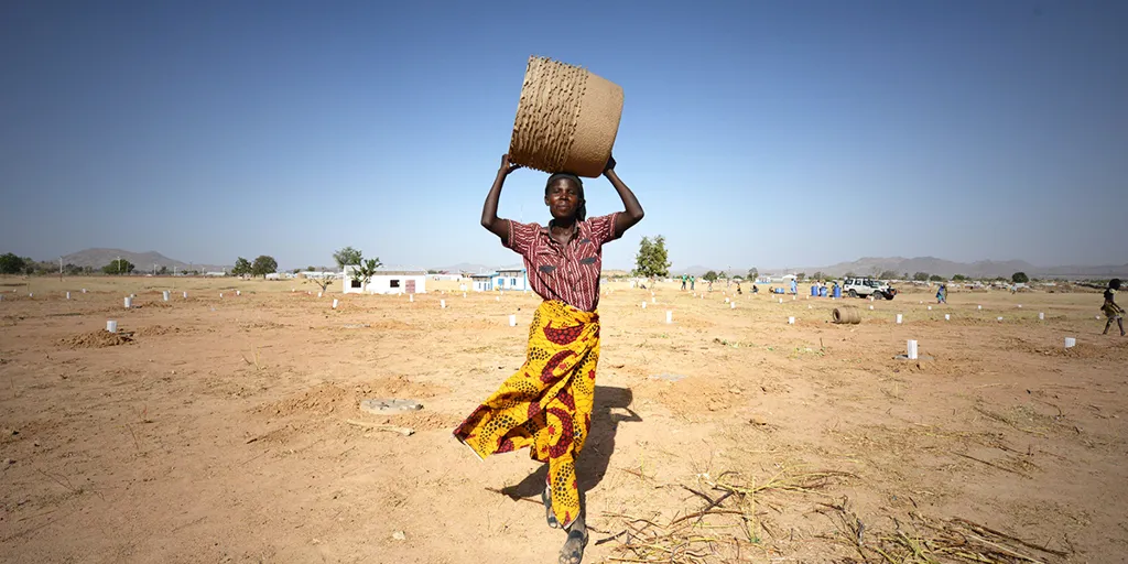 The Make Minawao Green Again project aims to fight against the deforestation of the region, caused by the global warming and human activities, especially as the arrival of the refugees put a high pressure on the environment. @UNHCR/ Xavier Bourgois