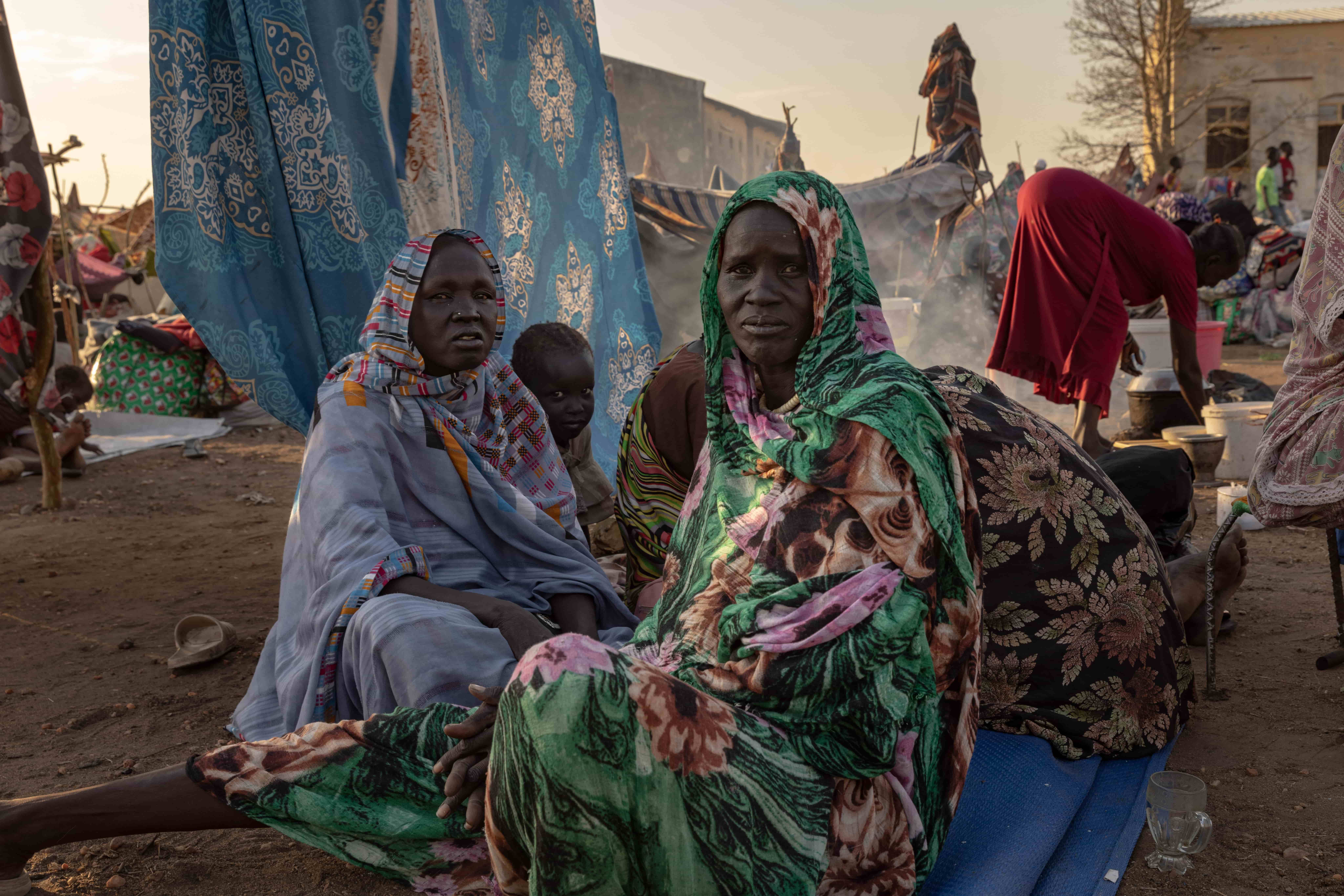 South Sudan_New-Arrivals-Outside-Renk-Transit-Centre