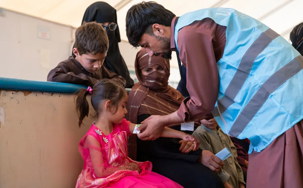 A pop-up health centre