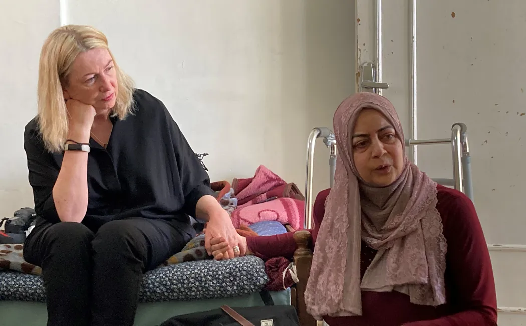 Jordan_Malak with Kate Dundas during Jordan mission trip