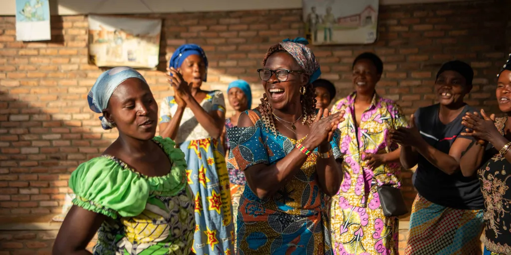 Burundi. Refugee Families In Nyakanda Refugee Camp