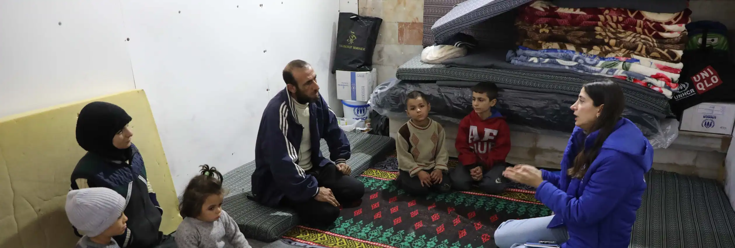 Syria_UNHCR-Meets-Family-Fleeing-Aleppo-Violence-At-Latakia-Shelter