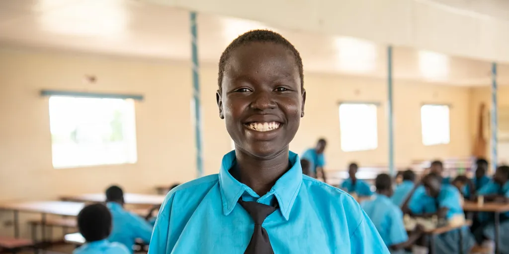 Kakuma chess champion Amer Mach