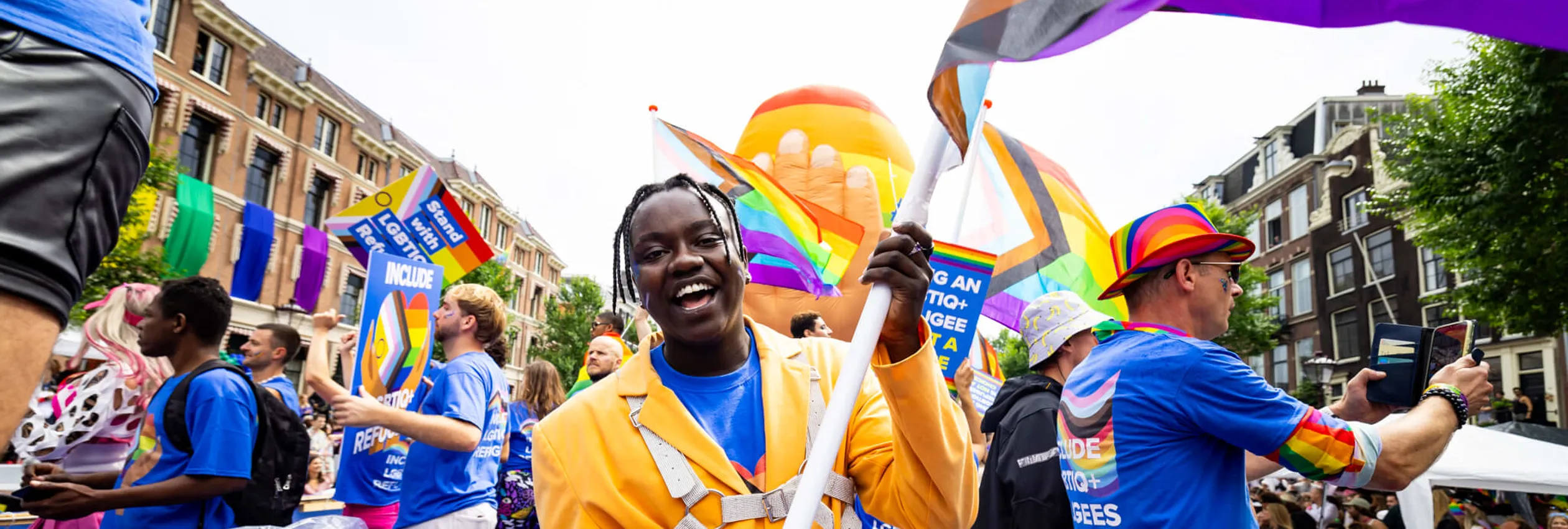 Netherlands Lgbtiq Refugees Pride March Amsterdam