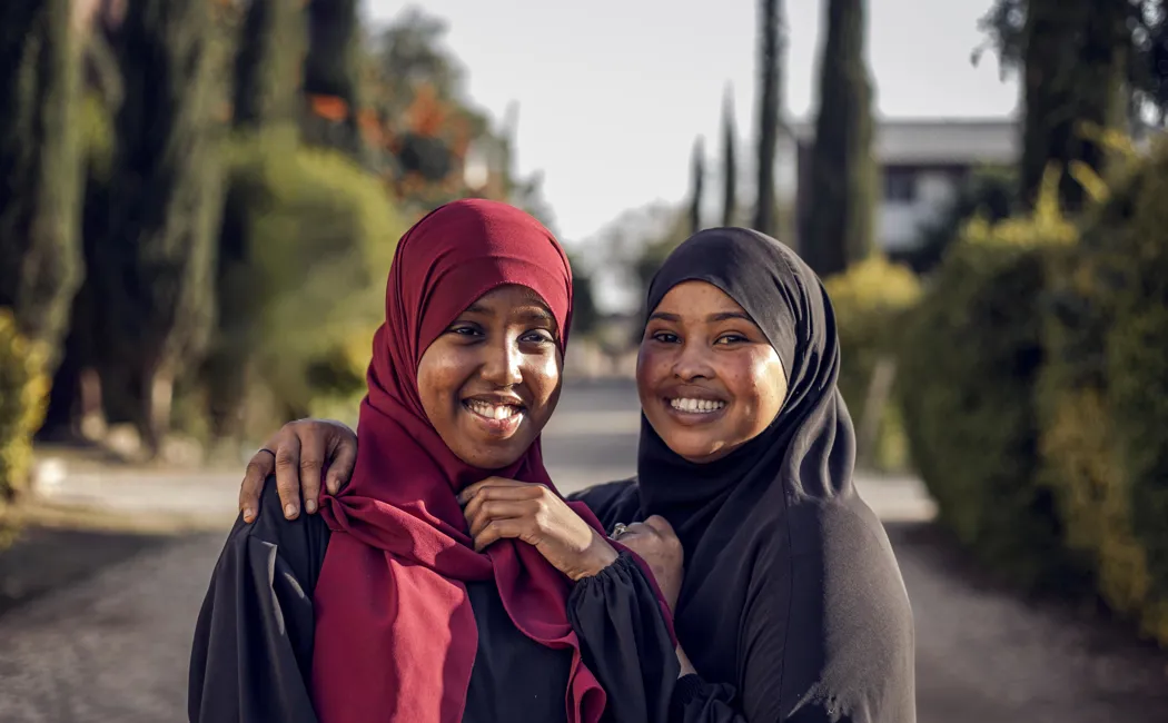 Ethiopia. Faiza And Ilhan, Two DAFI Scholars