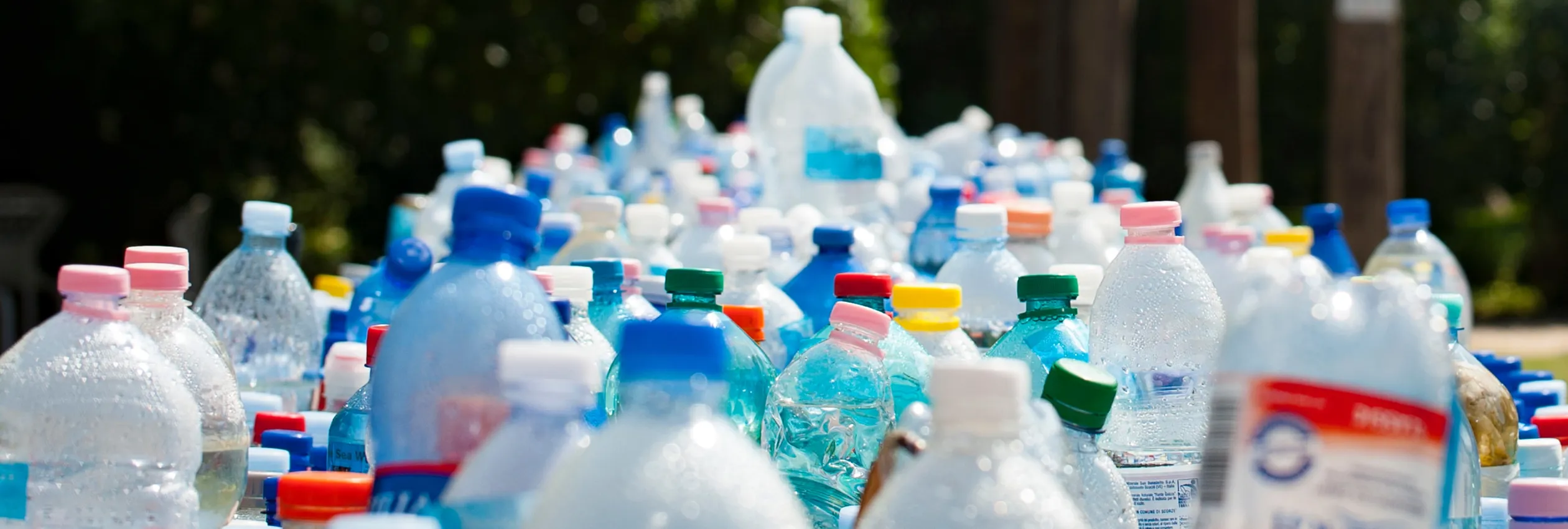 Website Blog Banner of Bottles for Andrew Smart donor story