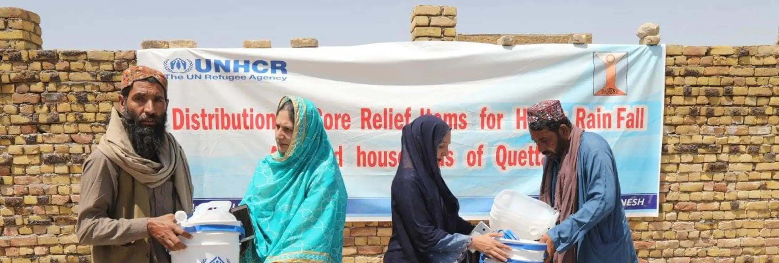 Pakistan_UNHCR provides emergency relief support in flood-stricken Balochistan