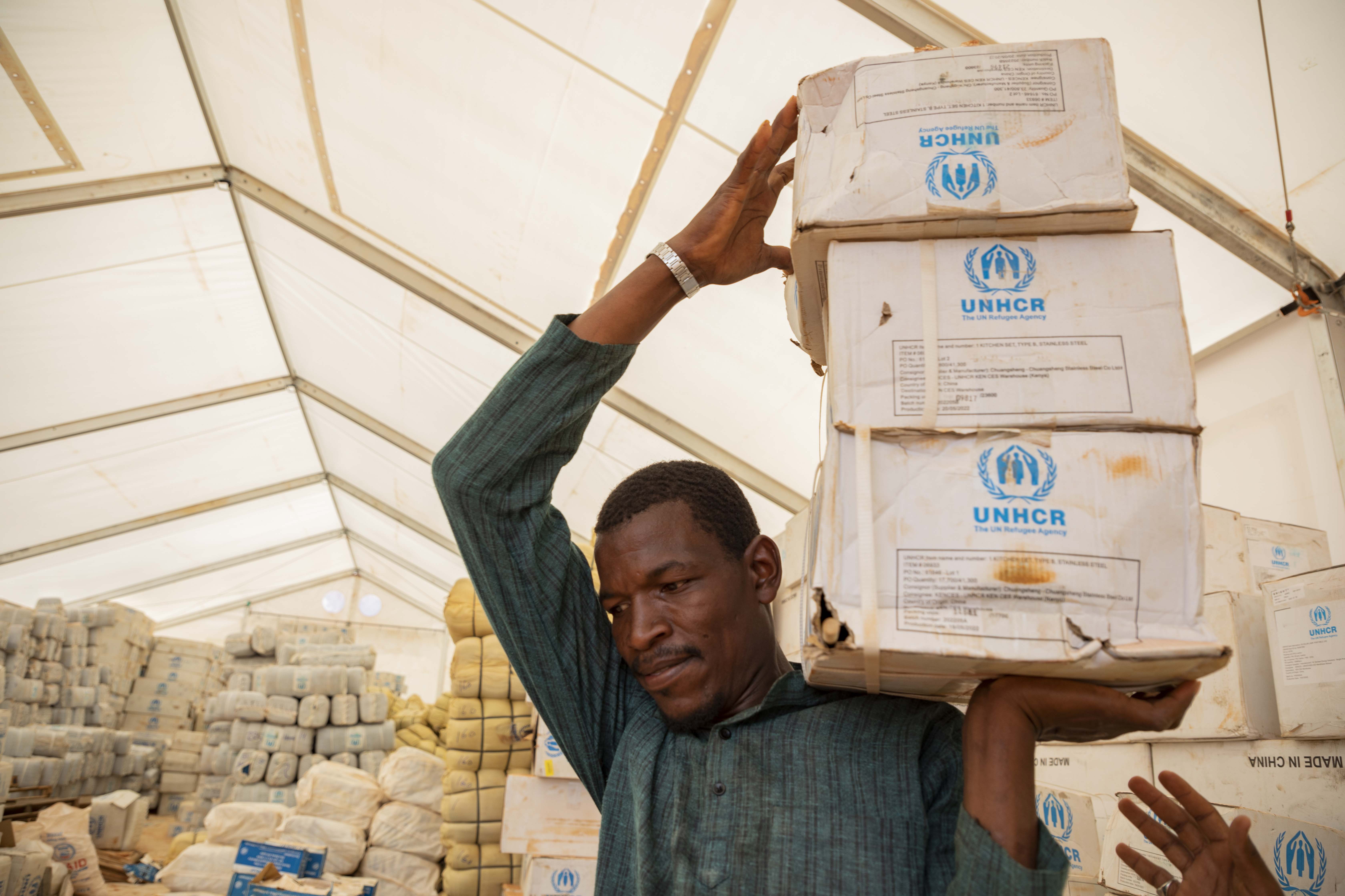 Ethiopia. Refugees Receive Core Relief Items Min