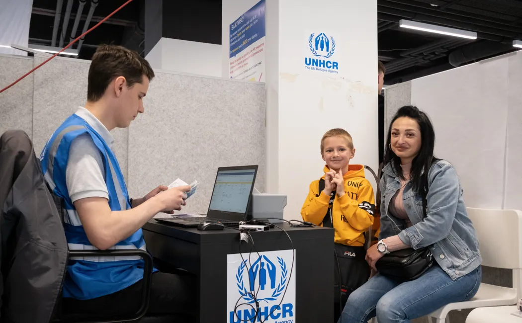 Poland_Refugees From Ukraine At UNHCR’S Cash Enrollment Centre