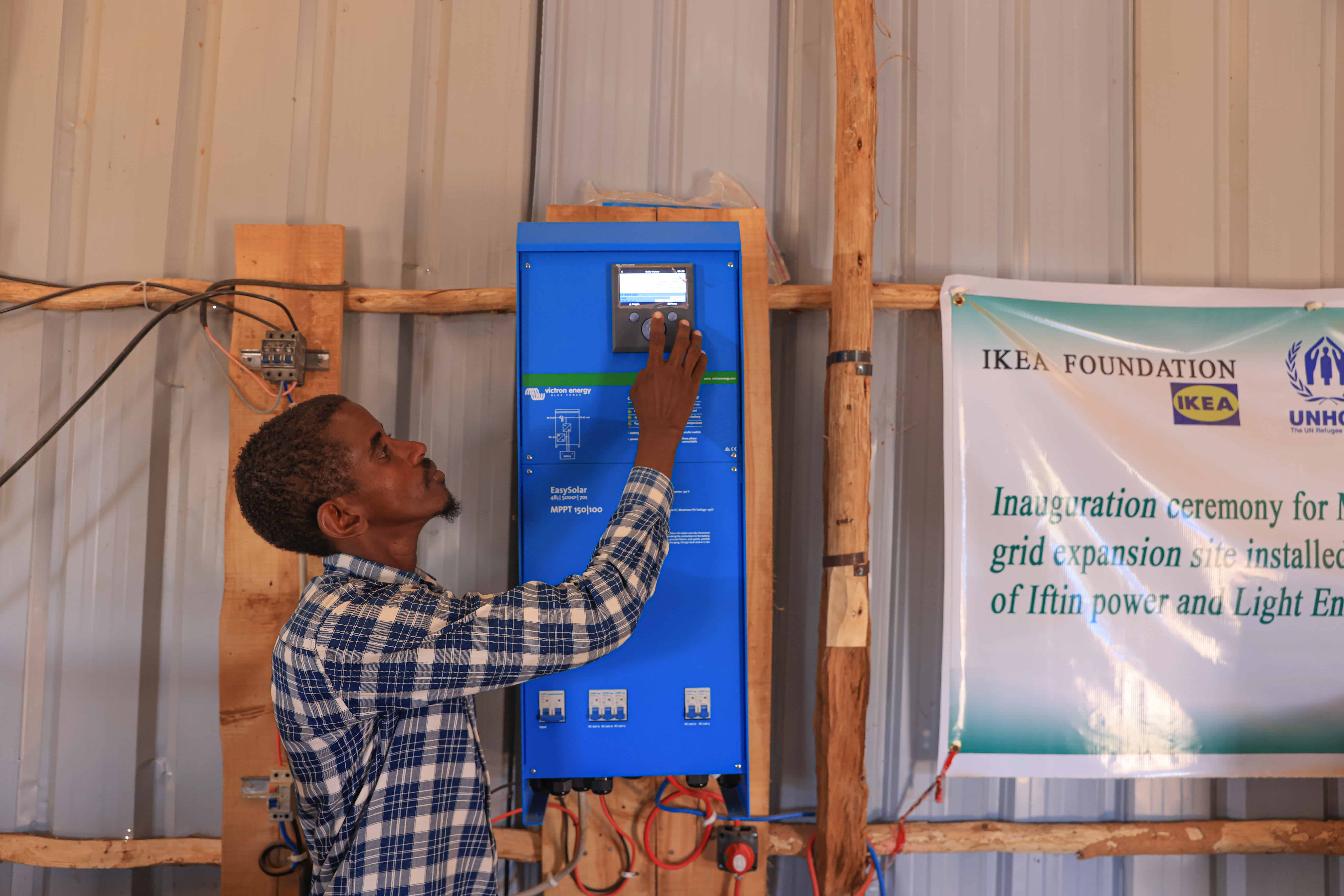 Ethiopia. Elias and the solar mini grid in Ethiopia (1)