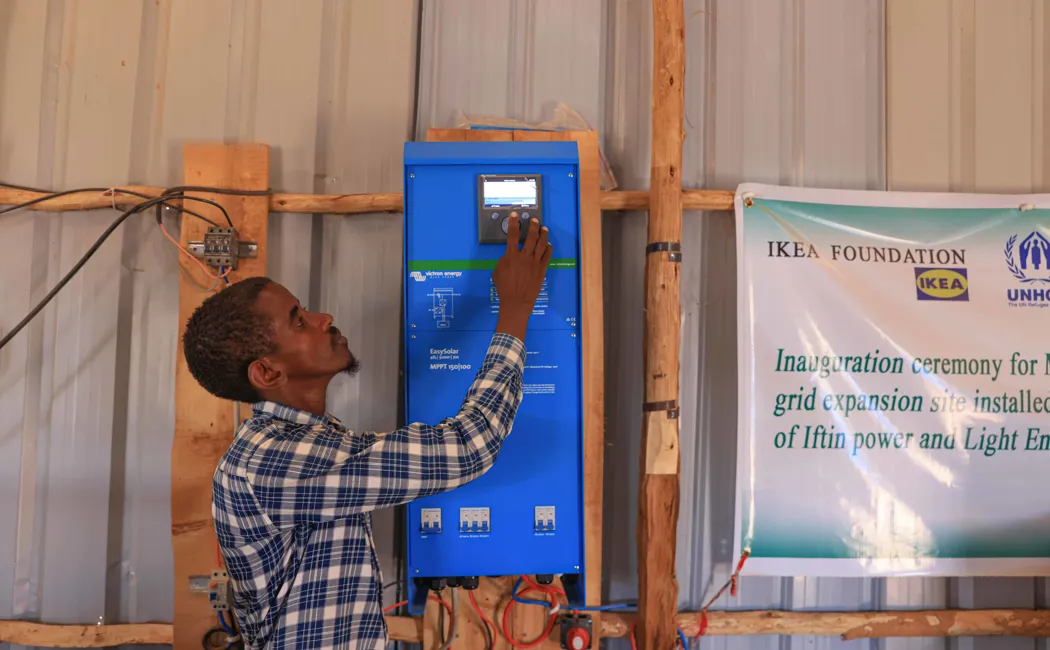 Ethiopia. Elias and the solar mini grid in Ethiopia (1)
