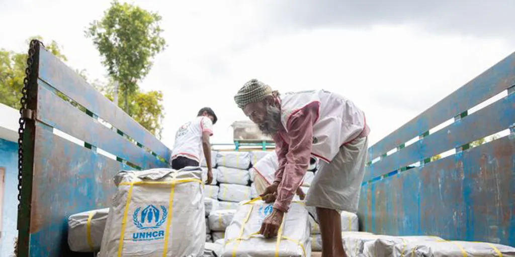 Small Bangladesh. UNHCR Core Relief Supplies At Cox’S Bazar, Bangladesh, Intended For Distribution To Flood Affected Refugees And Host Communities