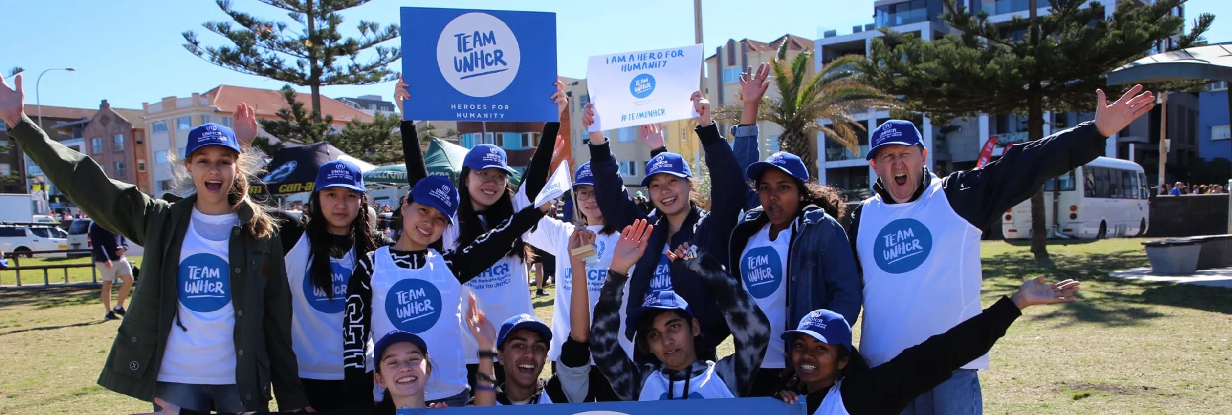 2018. Team UNHCR Runners Take On The City2surf In Sydney. Min